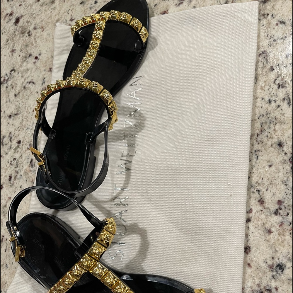 Stuart Weitzman Jaide Jelly Flat Sandals - image 2